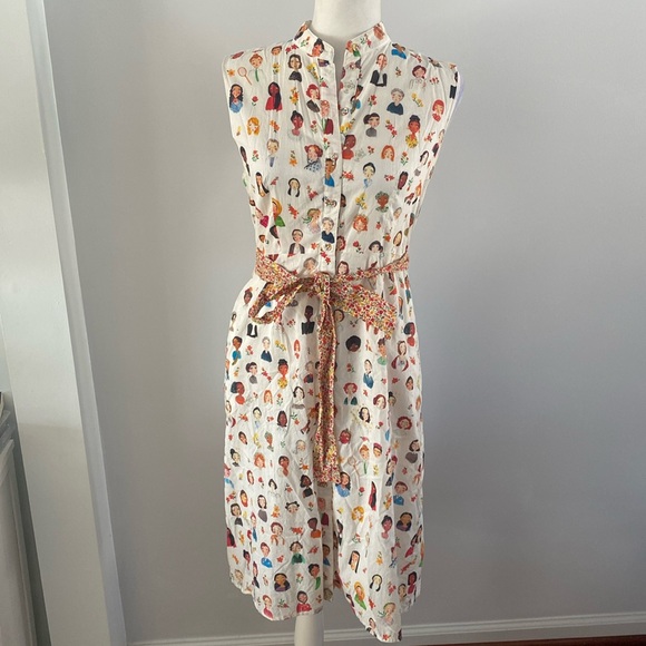 Modcloth Dresses & Skirts - ModCloth book of deer familiar faces dress